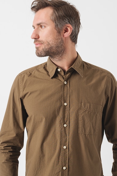 BOSS Памучна риза Relegant с джоб на гърдите Мъже