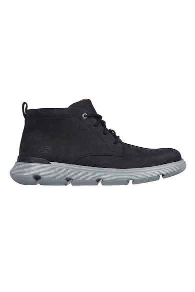 Skechers Ghete din piele nabuc Garza Fontaine Barbati