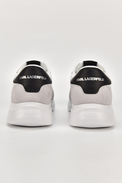 Karl Lagerfeld Pantofi sport de piele intoarsa cu detalii de piele intoarsa ecologica Barbati