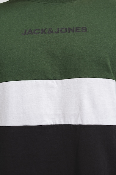 Jack & Jones Ereid colorblock dizájnos pamutpóló férfi