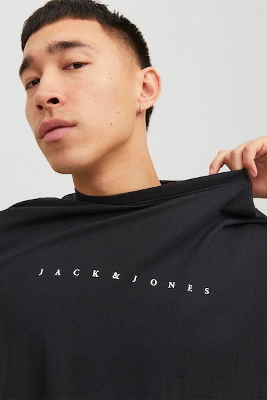 Jack & Jones Kerek nyakú logós pamutpóló férfi