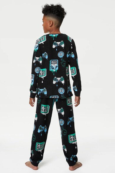 Marks & Spencer Дълга пижама с фигурална щампа Момчета