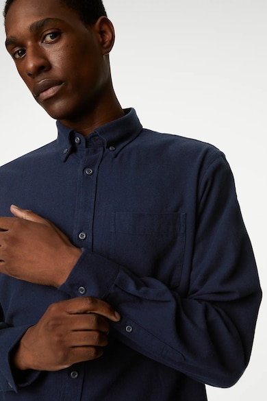 Marks & Spencer Памучна риза със стандартна кройка Мъже
