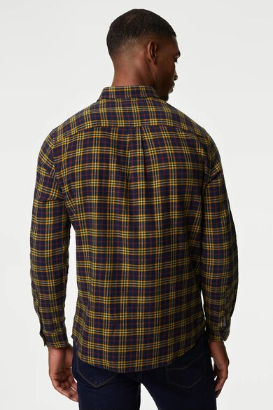 Marks & Spencer Памучна риза със стандартна кройка Мъже
