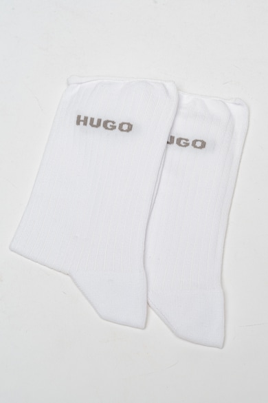 HUGO Къси чорапи с лого - 2 чифта Жени