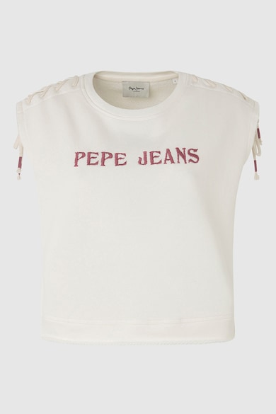 Pepe Jeans London Тениска с бродирано лого Жени
