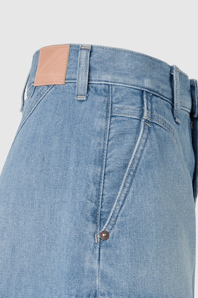 Pepe Jeans London Къси дънки A-line със захабен ефект Жени