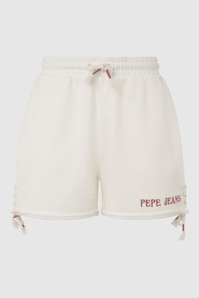 Pepe Jeans London Къс панталон с връзка Жени