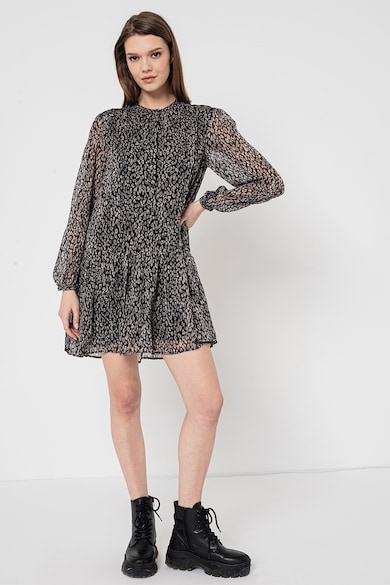 Pepe Jeans London Rochie scurta cu animal print Aminta Femei