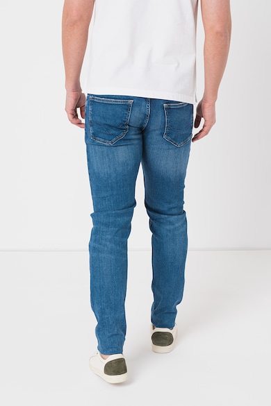 Pepe Jeans London Slim fit farmernadrág szaggatott részletekkel férfi