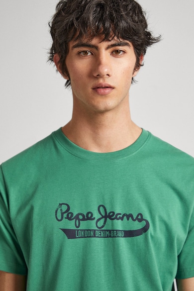Pepe Jeans London Póló logós részlettel férfi
