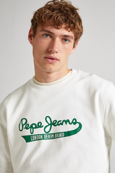Pepe Jeans London Logómintás pulóver férfi