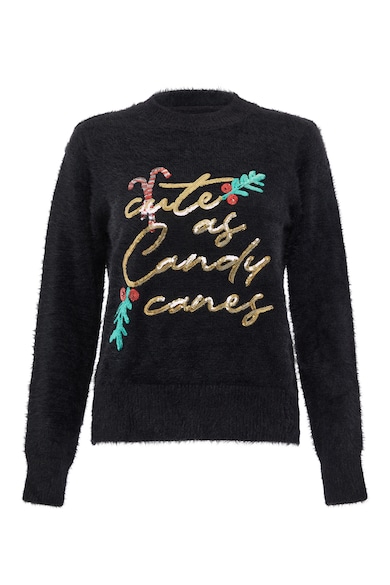 Threadbare Пуловер Candy Canes 2867 с коледна шарка Жени
