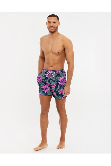 Threadbare Pantaloni scurti de baie cu model tropical Katana 3639 Barbati