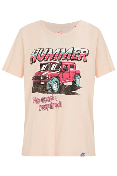 Recovered Tricou de bumbac cu imprimeu Hummer 4025 Femei