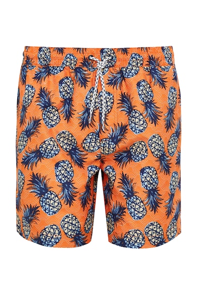 Threadbare Pantaloni scurti de baie cu imprimeu cu ananas Allerton Barbati