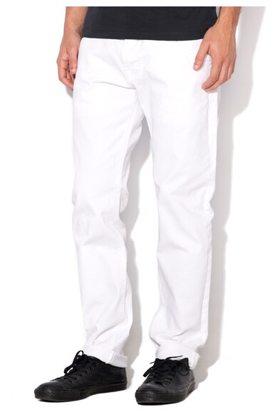 Pepe Jeans London Jeansi albi slim fit cu talie medie W30-L32 Barbati