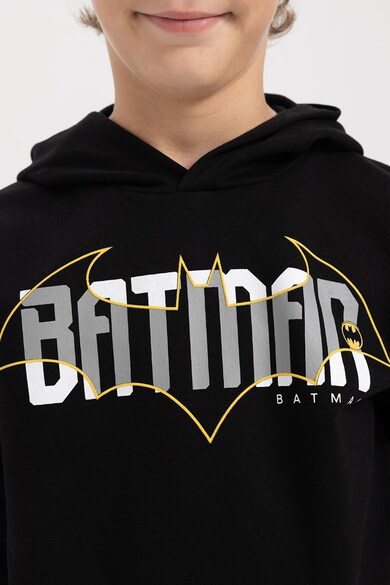 DeFacto Batman mintás pulóver kapucnival Fiú