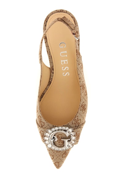 GUESS Pantofi slingback cu monograma Femei