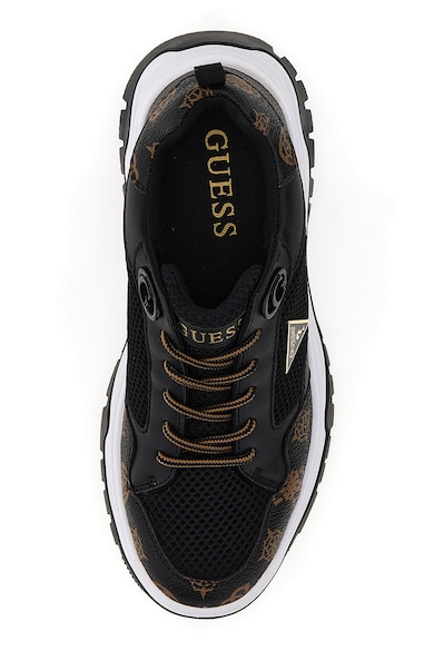 GUESS Pantofi sport de piele ecologica cu garnituri de plasa Femei