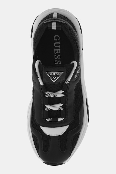 GUESS Pantofi sport de piele ecologica si plasa Femei