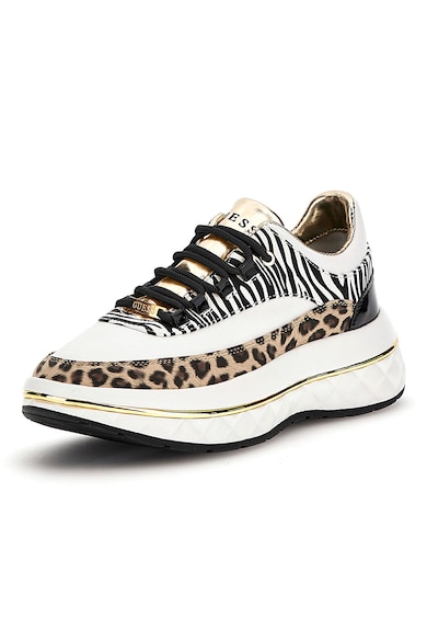 GUESS Pantofi sport cu detalii animal print Femei