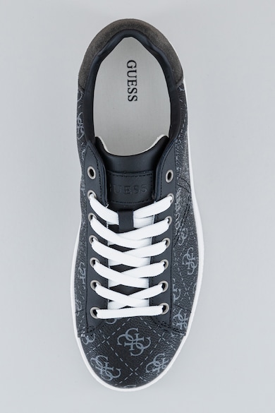 GUESS Pantofi sport din piele ecologica cu model monograma Court Nola Femei