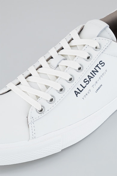 AllSaints Pantofi sport din piele cu imprimeu logo Barbati