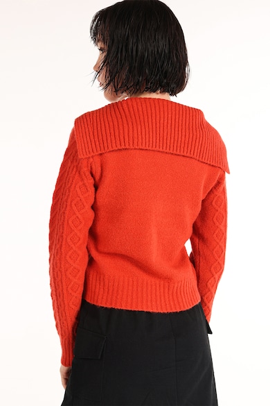 COLIN'S Csavart kötésmintás pulóver női