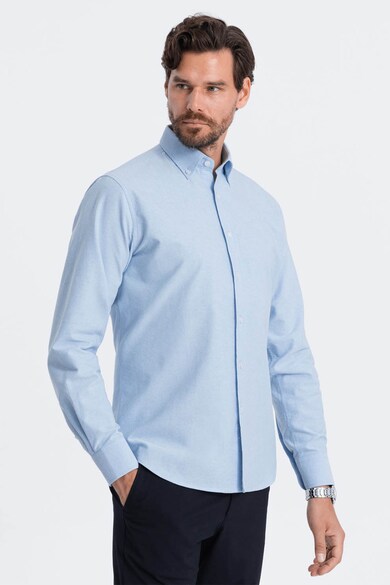 OMBRE Памучна риза със стандартна кройка Мъже