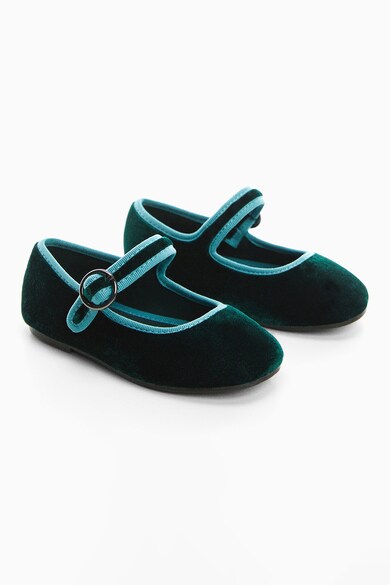 Mango Кадифени обувки Meg Mary Jane Момичета