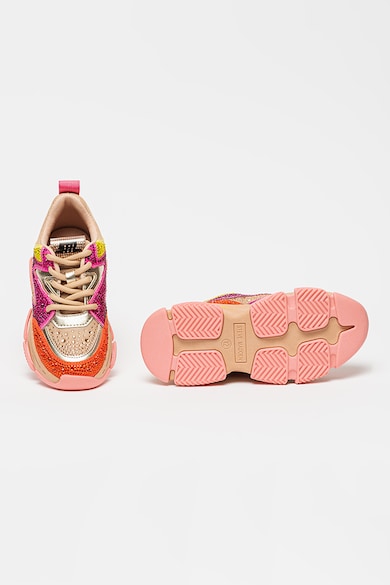 Steve Madden Privy colorblock dizájnos sneaker strasszköves rátétekkel Lány