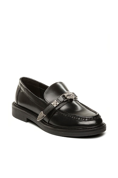 Steve Madden Pantofi loafer de piele cu detalii metalice Femei