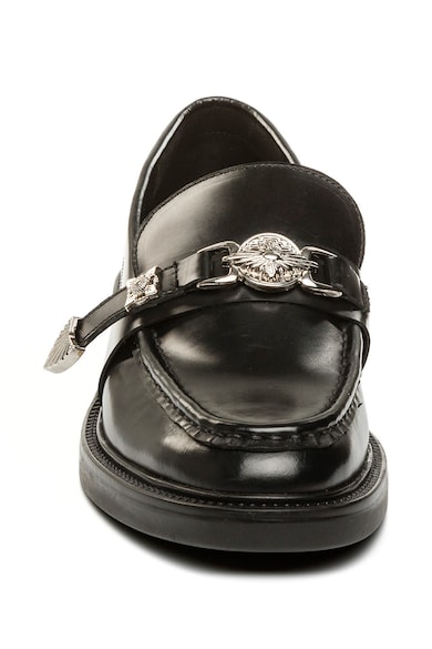 Steve Madden Pantofi loafer de piele cu detalii metalice Femei
