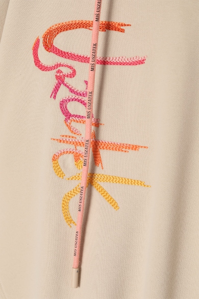 Tatuum Kapucnis bő fazonú pulóver hímzett részletekkel női