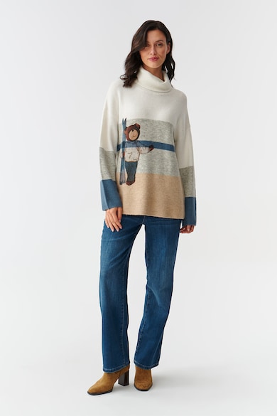 Tatuum Уголемен пуловер с принт Жени