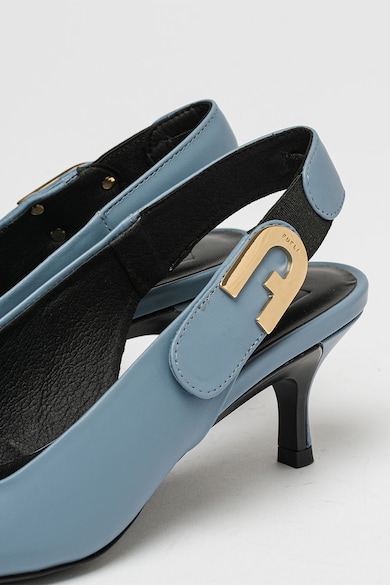 Furla Pantofi slingback de piele cu toc kitten Femei