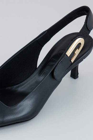 Furla Pantofi slingback de piele cu toc kitten Femei