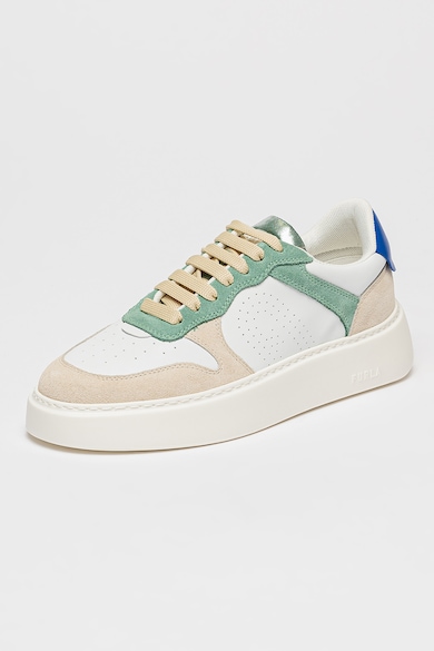 Furla Colorblock dizájnú sneaker nyersbőr részlettel női