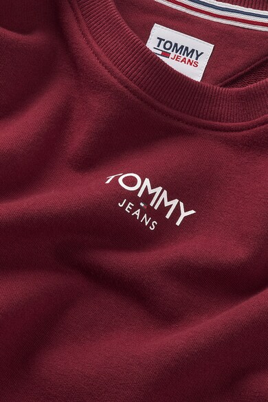 Tommy Jeans Organikuspamut tartalmú pulóver logóval női