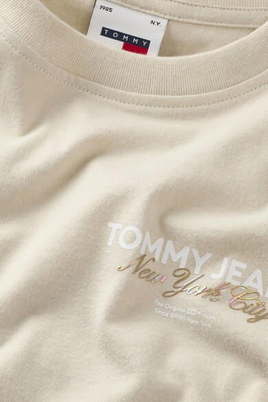 Tommy Jeans Organikuspamut póló logóval női
