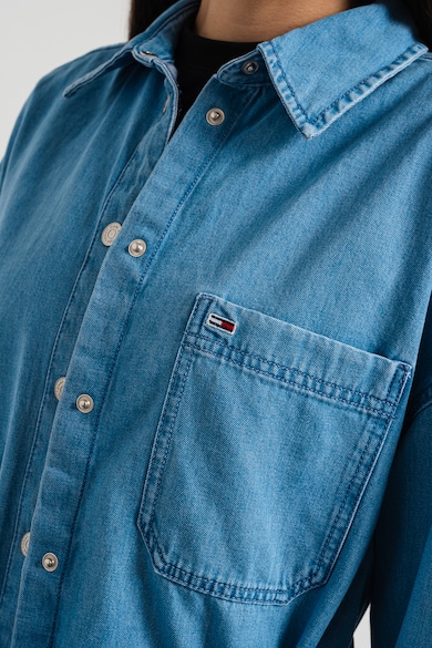 Tommy Jeans Рокля тип риза от деним със свободна кройка Жени