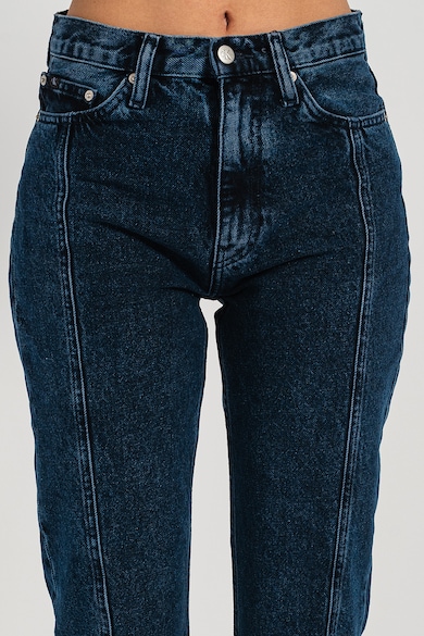 CALVIN KLEIN JEANS Flared fit farmernadrág dísztűzésekkel női