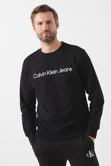 CALVIN KLEIN JEANS Logómintás pulóver férfi