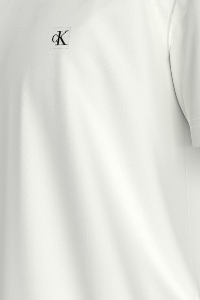 CALVIN KLEIN JEANS Памучна тениска с овално деколте Мъже