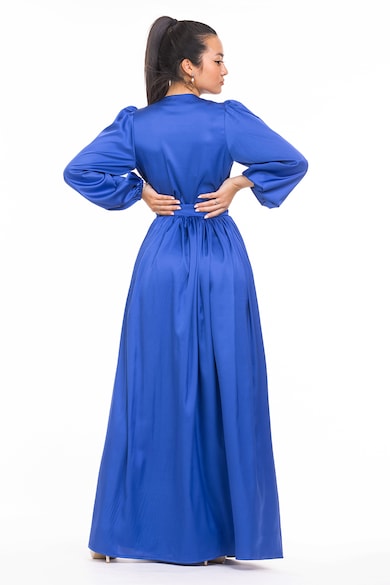 CAMISSI Bővülő maxiruha átlapolós nyakrésszel női