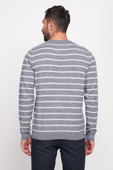 KVL by KENVELO Раиран пуловер с овално деколте Мъже