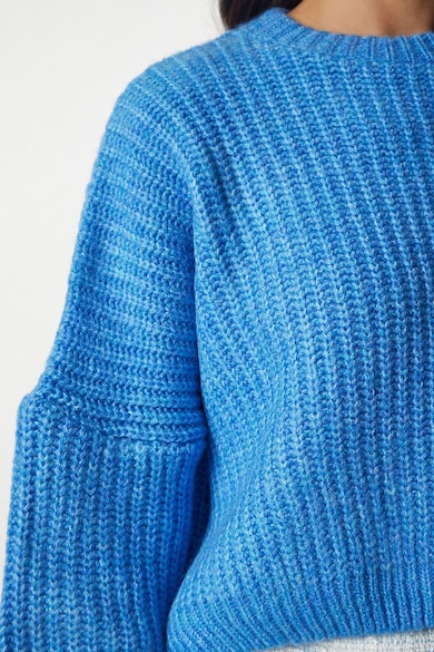 Happiness İstanbul Пуловер с паднали ръкави и едра плетка Жени