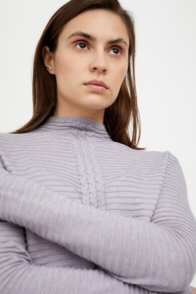 FINN FLARE Egyszínű bordázott pulóver női