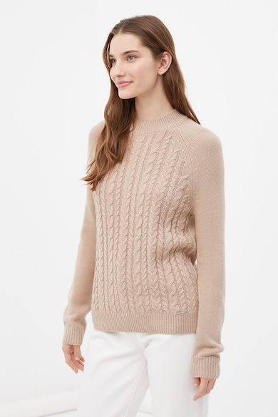 FINN FLARE Плетен пуловер с овално деколте Жени